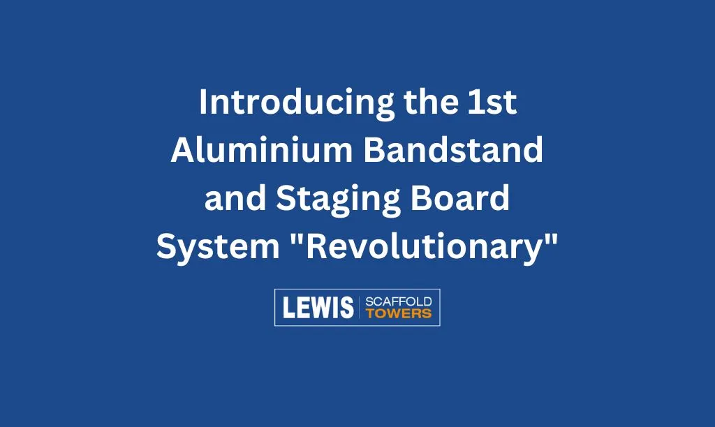 Introducing the 1st Aluminium Bandstand and Staging Board System Revolutionary