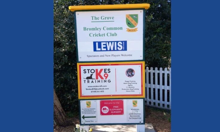 LEWIS Loves To Sponsor Bromley Common Cricket Club